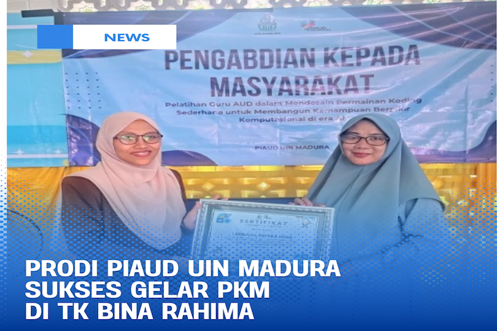 Prodi PIAUD UIN Madura Sukses Gelar Pengabdian Kepada Masyarakat Bertema ” Mendesain Permainan Koding Sederhana Untuk Membangun Kemampuan berfikir Komputasional Diera AI”