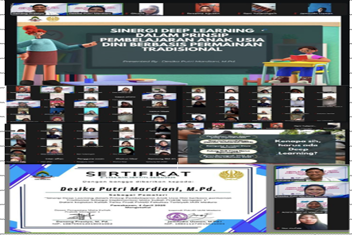 PRODI PIAUD IAIN MADURA SUKSES GELAR KULIAH PAKAR BERTEMA “SINERGI DEEP LEARNING DALAM PRINSIPNYA PEMBELAJARAN ANAK USIA DINI BERBASIS PERMAINAN TRADISIONAL”