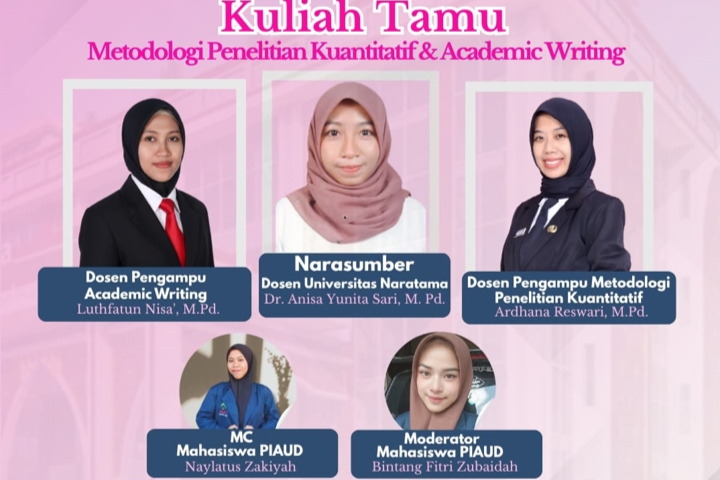 Prodi Piaud Uin Madura Perkuat Kompetensi Riset Mahasiswa Calon Pendidik Anak Usia Dini  Melalui Kuliah Tamu Metodologi Penelitian Kuantitatif