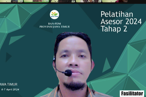 KAPRODI PIAUD IAIN MADURA MENJADI PEMATERI DALAM PELATIHAN ASESOR BADAN AKREDITASI NASIONAL PENDIDIKAN ANAK USIA DINI, DASAR DAN MENENGAH